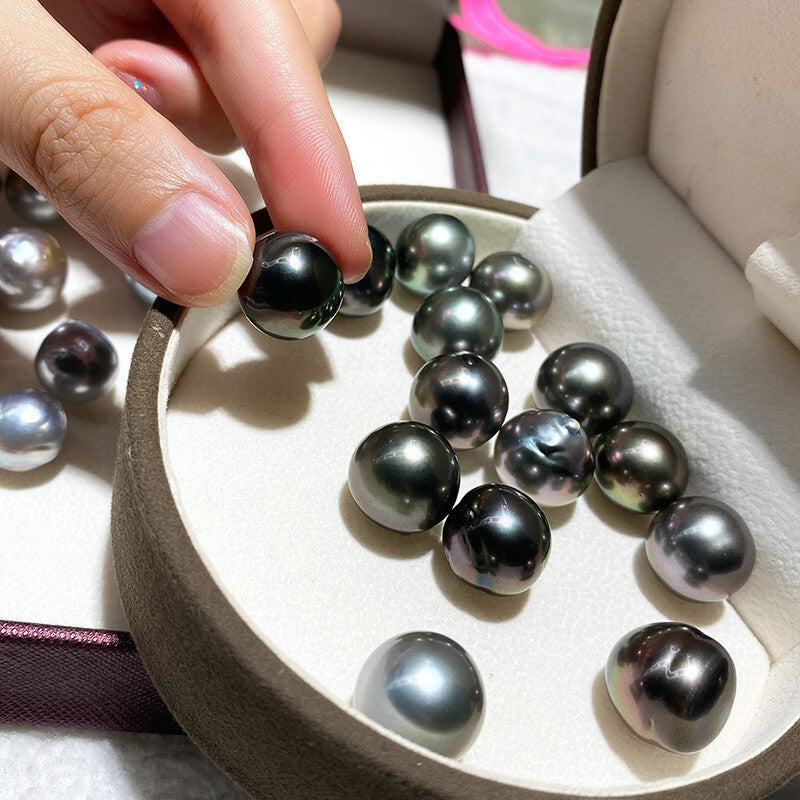 Black Tahitian Seawater Pearl | 8–11mm Premium Quality | Live