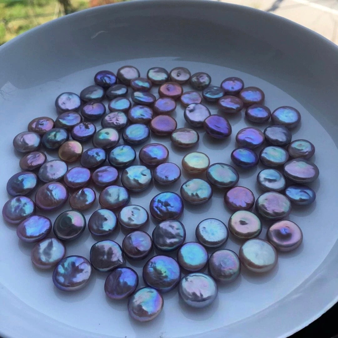 Lustrous Round Button Pearls | Live Opening