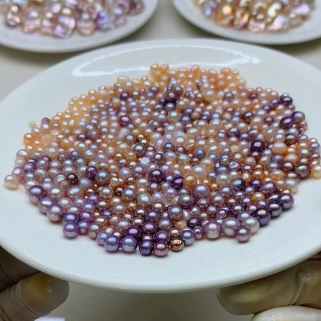 Freshwater Caviar aka Baby Akoya Pearls| Live Opening